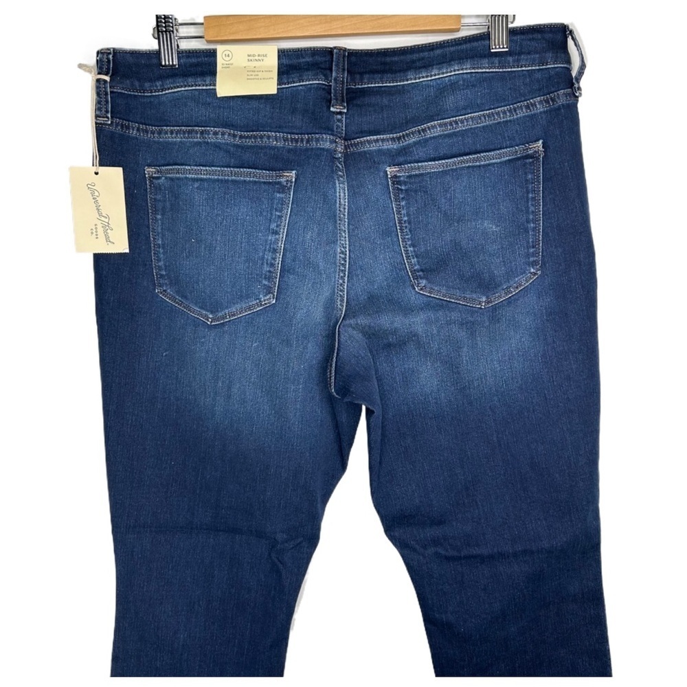 NWT Universal Thread Mid Rise Skinny 14 Short - Picture 2 of 11